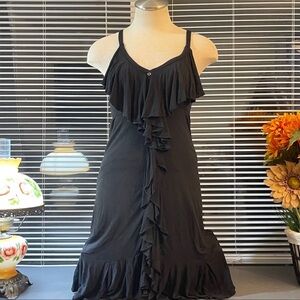 Fitted ruffle bottom sundress
